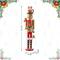 Glitzhome® 24"H Wooden Christmas Gingerbread Man Nutcracker
